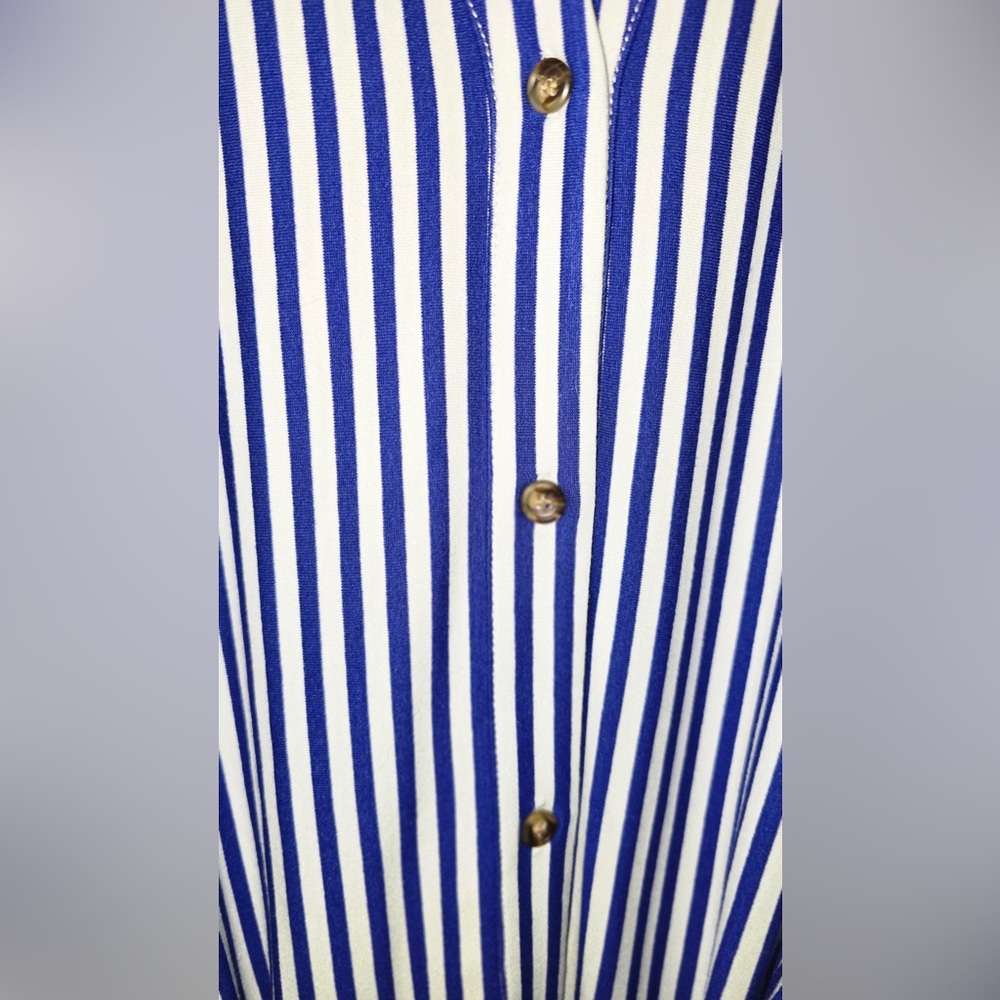 Cremieux (Daniel Cremieux) Isle of Capri Striped Knit Shirt Dress - Picture 6 of 6